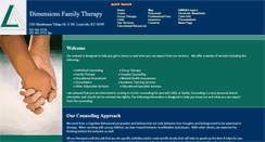Desktop Screenshot of dimensionsfamilytherapy.com